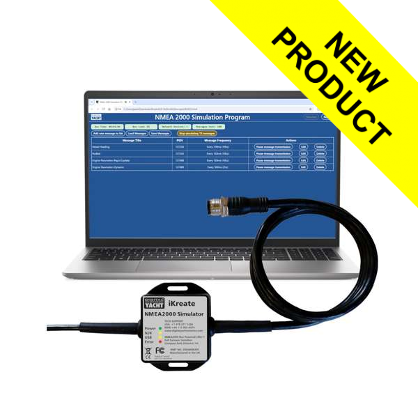 Digital Yacht NMEA 2000 Simulator Software & iKreate Digital Yacht NMEA 2000 Simulator Software & iKreate