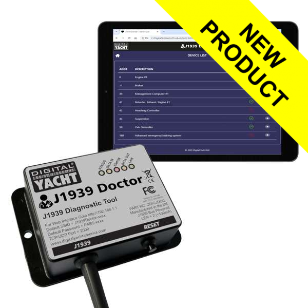 Digital Yacht J1939 Doctor – J1939 Diagnostic Tool Digital Yacht J1939 Doctor – J1939 Diagnostic Tool