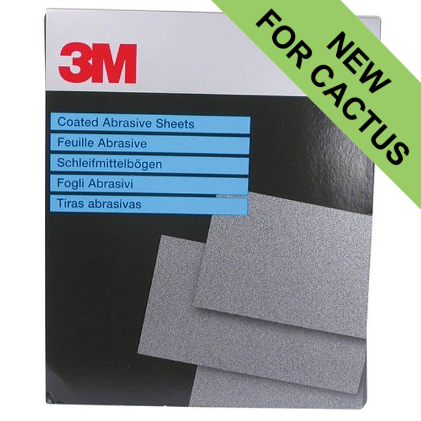 3M 734 Wetordry Abrasive Sheets - P80 - 230 x 280mm - 25-Pack