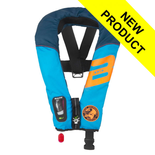 Baltic Epiq 165N Lifejacket - Automatic c/w Harness - Aqua Blue / Marin