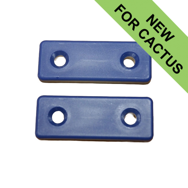 Holt HT..99RB Laser / Pico Replacement Toestrap Plates - Royal Blue - Pair