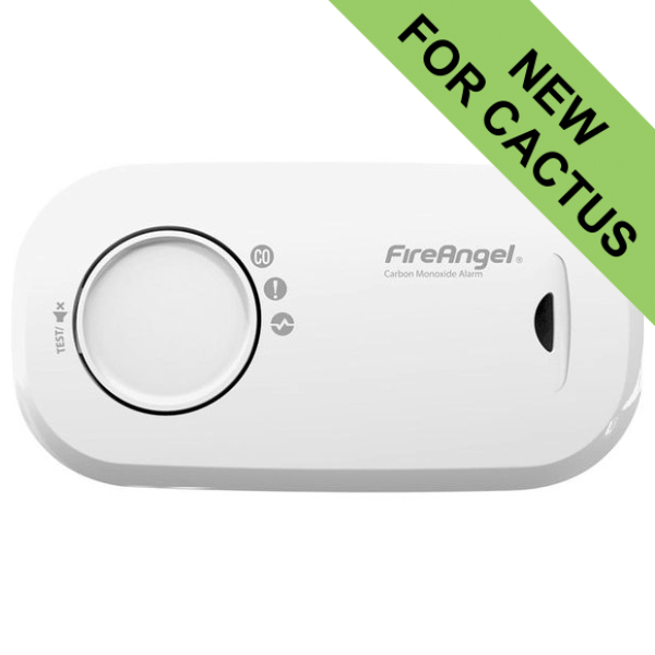 FireAngel FA3313 Carbon Monoxide Alarm - 1 Year Replaceable Batteries (2xAA)