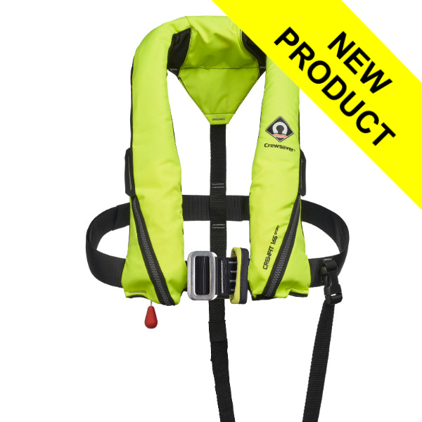 Crewsaver Crewfit 165N Sport Life Jacket - Automatic With Harness - Neon Yellow