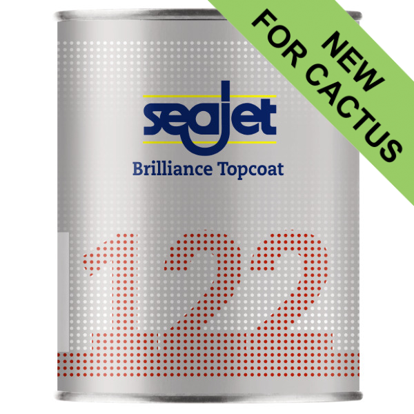 Seajet 122 Brilliance Gloss Topcoat Paint - Mid Blue - 750ml