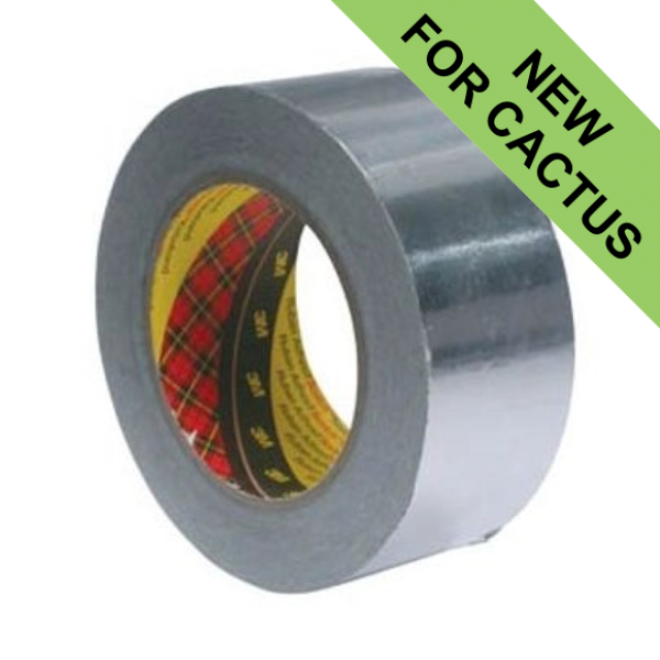 3M 1436 Aluminium Foil Tape - 50m x 50mm