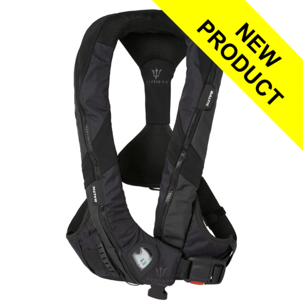 Baltic Poseidon 165N Lifejacket - Automatic c/w Harness - Black