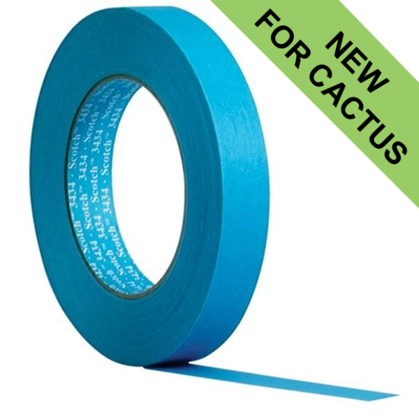 3M 3434 Refinish Masking Tape - 50M x 24mm