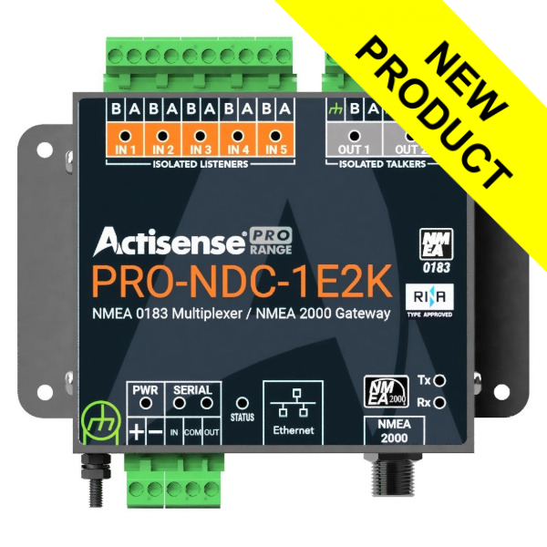 Actisense PRO-NDC-1E2K Intelligent NMEA 0183 Multiplexer / NMEA 2000 Gateway