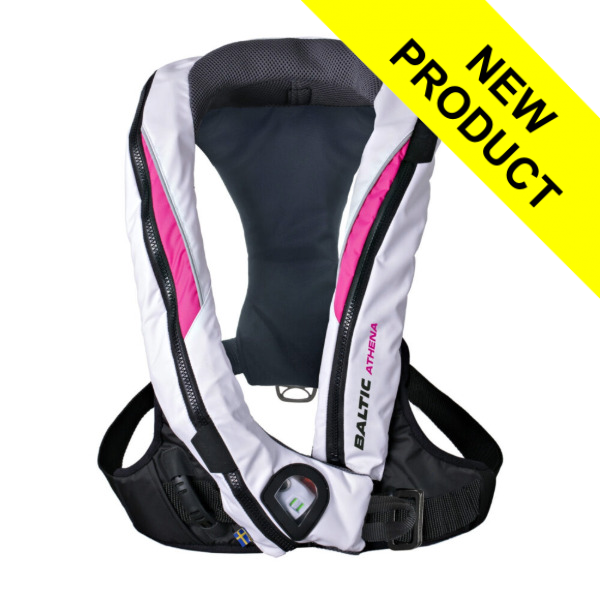 Baltic Athena 165N Women Lifejacket - Automatic c/w Harness - White/Pink