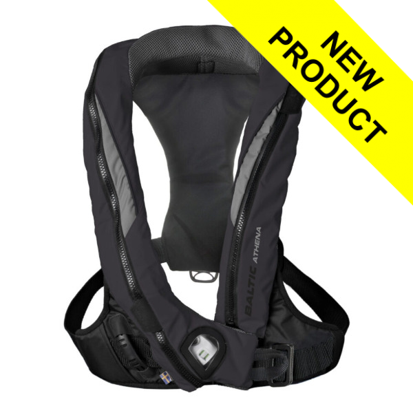 Baltic Athena 165N Women Lifejacket - Automatic c/w Harness - Black/Grey