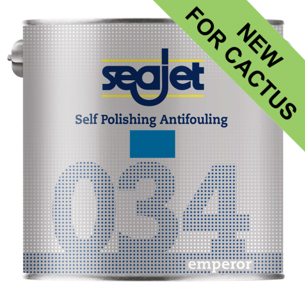 Seajet 034 Emperor Antifouling Paint - Mid Blue - 2.5l