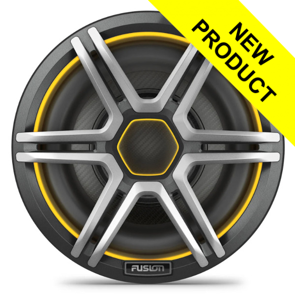 Fusion AP-SL10SPG Apollo LED Marine Subwoofer - 10inch / 600W - Sports Grey