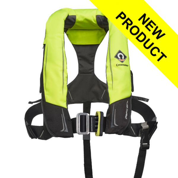 Crewsaver Crewfit 180N Pro Life Jacket - Automatic with Harness - Neon Yellow