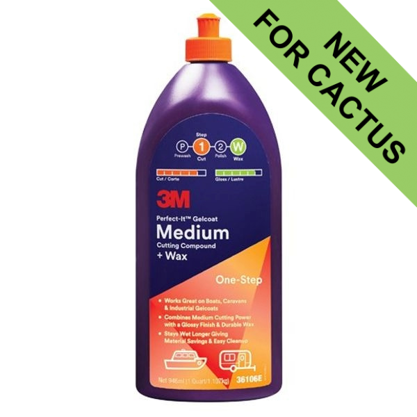 3M Perfect-It Medium Cut Compound + Wax - 946ml