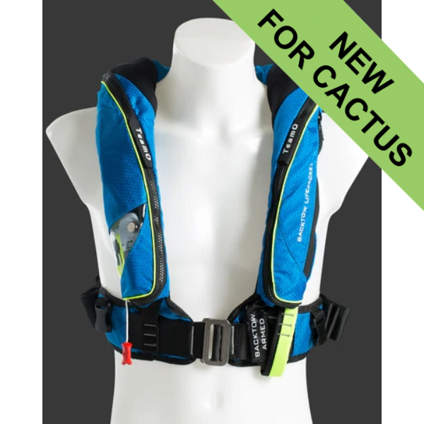 TeamO 170N Offshore BackTow Lifejacket - Pro Sensor Elite - Blue / Yellow