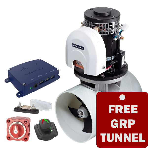 Lewmar 185TT Electric Bow Thruster Kit - GEN2 Control Pad - 12V / 3kW