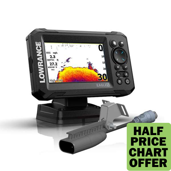 Lowrance Eagle 5 Plotter / Sounder With Splitshot HD Transducer