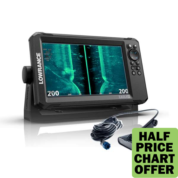 Lowrance Eagle 9 Plotter / Sounder With 50/200 HDI Transducer