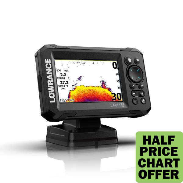 Lowrance Eagle 5 Plotter / Sounder With NO Transducer