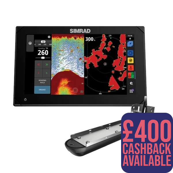 Simrad NSX 3012 12 Inch Touch Screen Display With Active Imaging Transducer