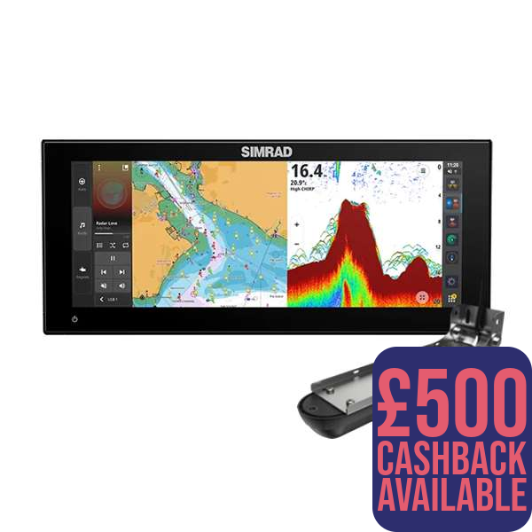 Simrad NSX 3012UW 12 Inch UltraWide Display With 3 in 1 Transducer