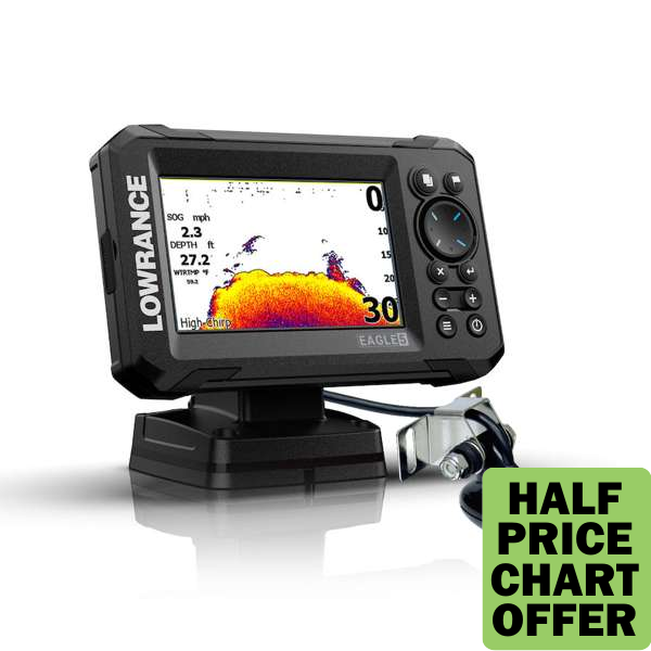 Lowrance Eagle 5 Plotter / Sounder With 83/200 HDI Transducer