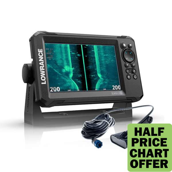 Lowrance Eagle 7 Plotter / Sounder With 50/200 HDI Transducer