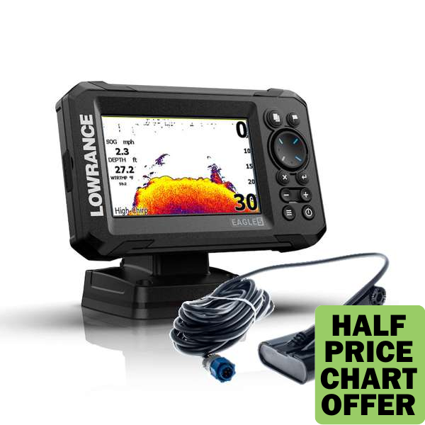Lowrance Eagle 5 Plotter / Sounder With 50/200 HDI Transducer