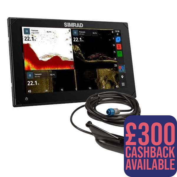 Simrad NSX 3009 9 Inch Touch Screen Display With 50/200 Khz HDI Transducer