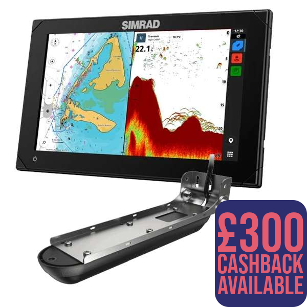 Simrad NSX 3009 9 Inch Touch Screen Display With Active Imaging Transducer