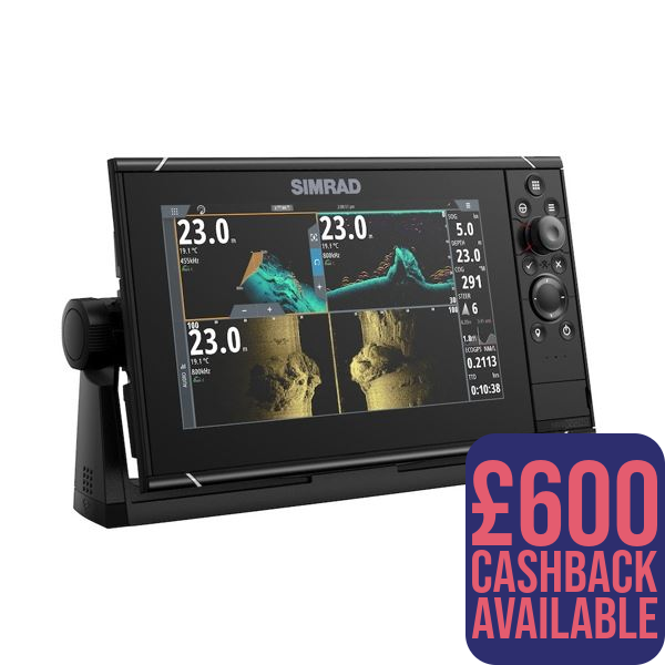 Simrad NSS9 evo3s 9 Inch Multi Function Display With World Base Map