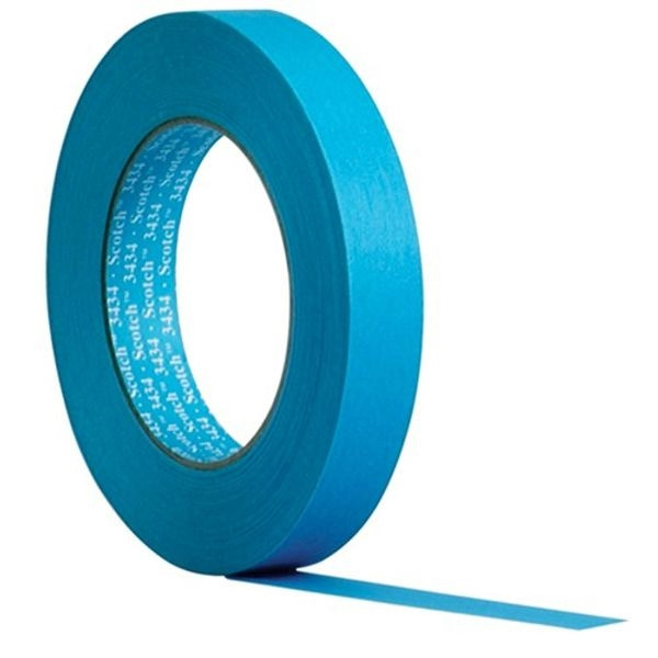 3M 3434 Refinish Masking Tape - 50M x 24mm