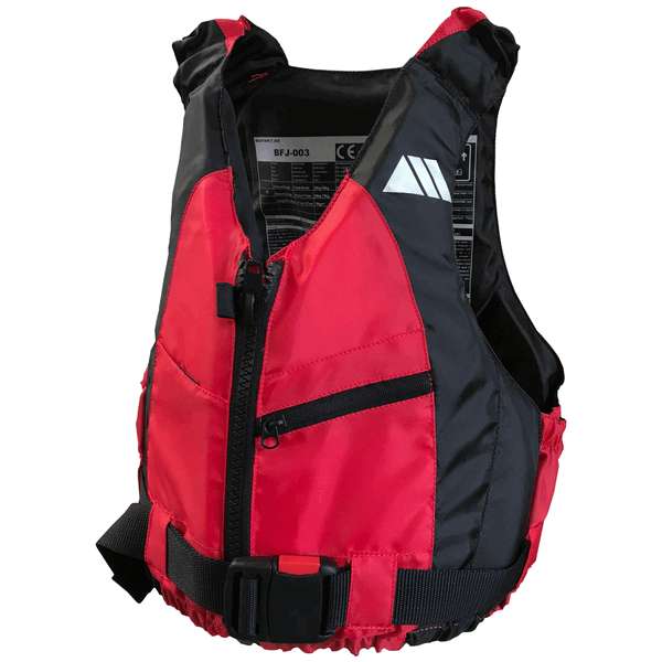 Aqua Marine Marina Zipper Buoyancy Aid 50N L-XXL - Black & Red - +70KG