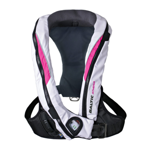 Baltic Athena 165N Women Lifejacket - Automatic c/w Harness - White/Pink