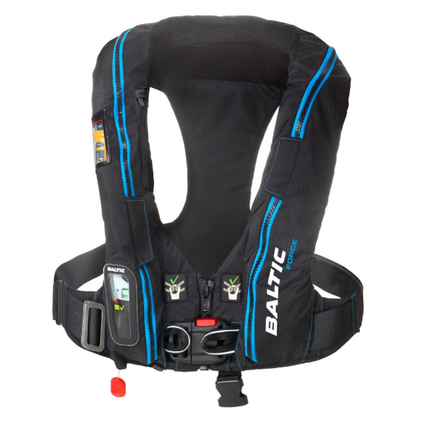 Baltic Force 190N SLA Lifejacket - Automatic c/w Harness - Black (1735 ...