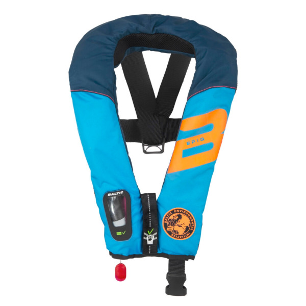 Baltic Epiq 165N Lifejacket - Automatic c/w Harness - Aqua Blue / Marin