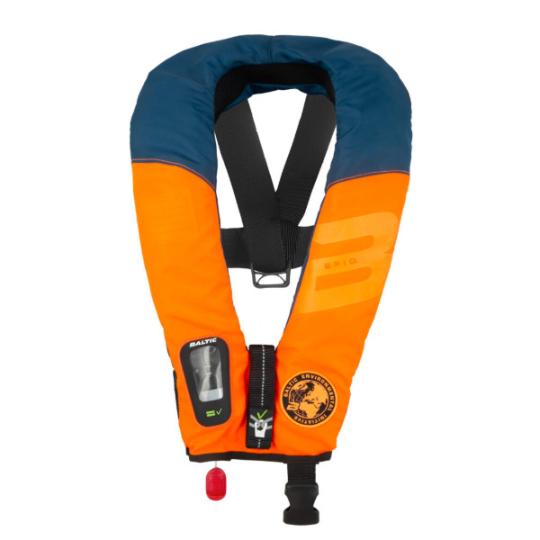 Baltic Epiq 165N Lifejacket - Automatic c/w Harness - Orange / Navy