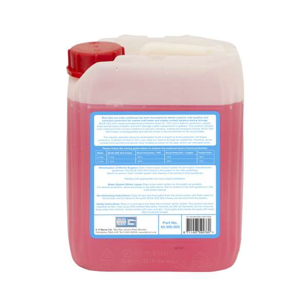 BlueGee Non-Toxic Pink Anti-Freeze 5Ltr - Image 2