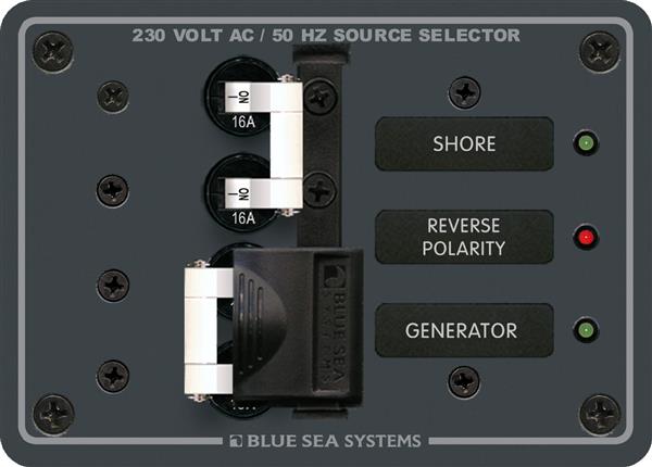 Blue Sea Panel 230vac Source Select 16a