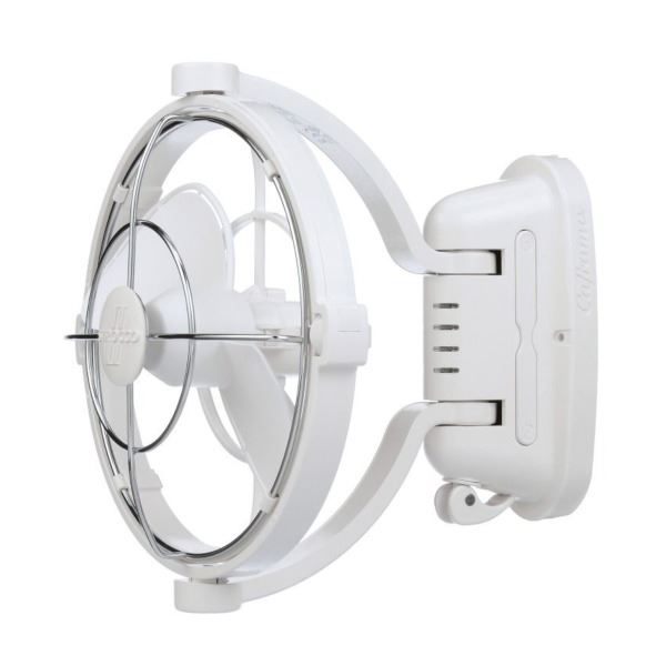 Caframo Sirocco II Gimbal Fan - 360° Airflow - 12V / 24V - White - Image 2