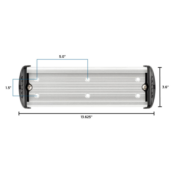 Cannon Aluminum Mounting Track - 12 Inch - Image 2