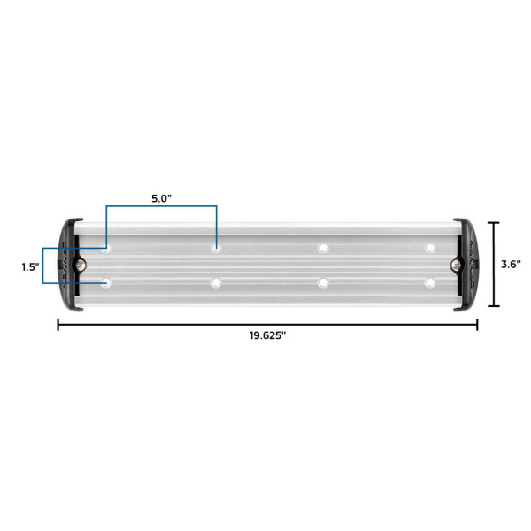 Cannon Aluminum Mounting Track - 18 Inch - Image 2