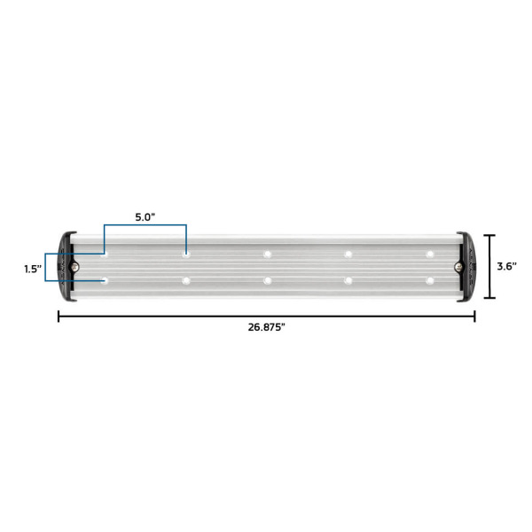 Cannon Aluminum Mounting Track - 24 Inch - Image 2