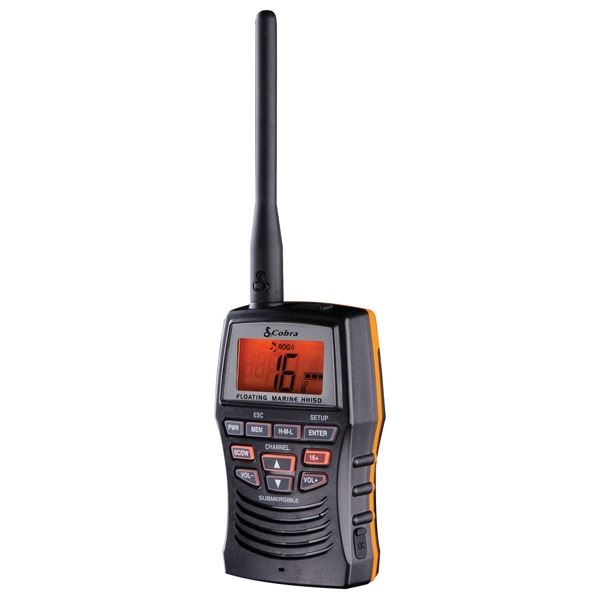 Cobra HH150 Floating Waterproof Handheld VHF Marine Radio - Image 3