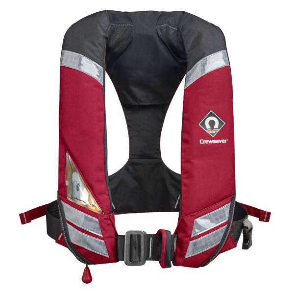 Crewsaver Crewfit 180N Pro HD - Automatic with Harness - Red/Black Heavy Duty Cover