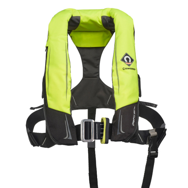 Crewsaver Crewfit 180N Pro Life Jacket - Automatic with Harness - Neon Yellow