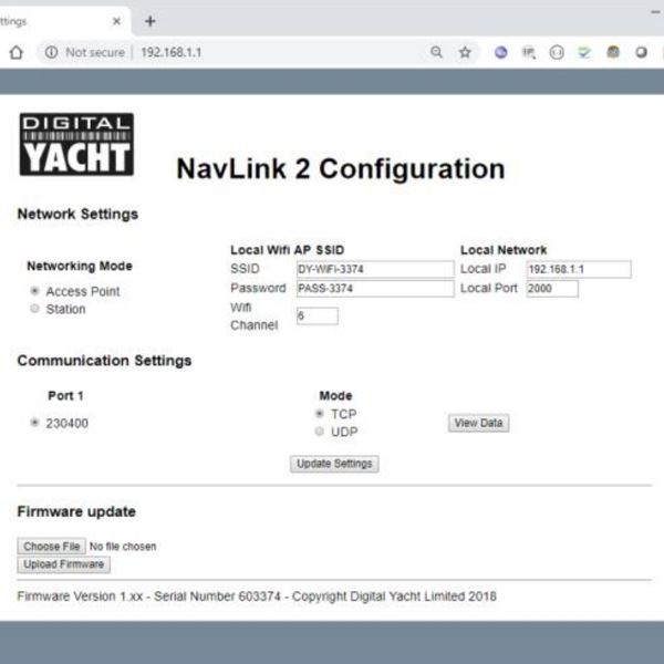 Digital Yacht Navlink 2 NMEA 2000 To WiFi Gateway - Image 3