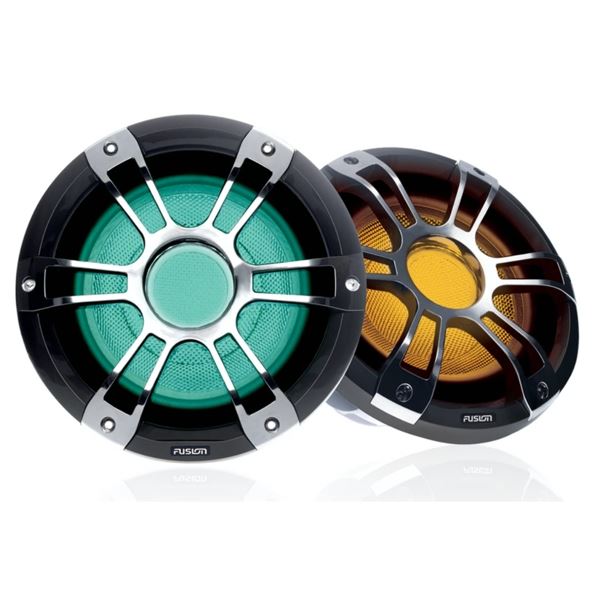 Fusion SG-SL102SPC 10 Inch Sports Chrome Subwoofer LED - Image 2