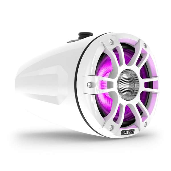 Fusion FLT653SPW 6.5 Inch 3i CRGBW LED Tower Speaker 230W - Sports White - Image 2