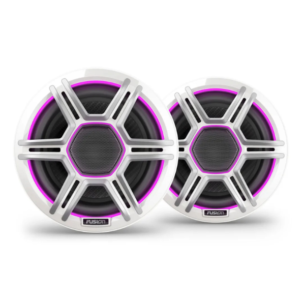 Fusion AP-FL65SPW Apollo LED Marine Speakers - 6.5inch / 300W - Sports White - Pair